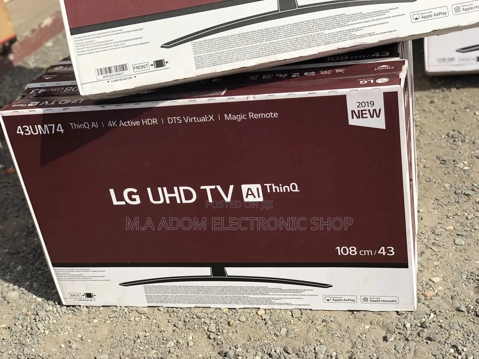 43” LG UHD TV AI Thinq With Magic Remote