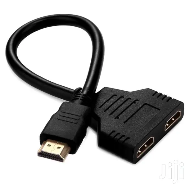 30cm Male to Female HDMI Cables 1 Male to 2 Female Splitter