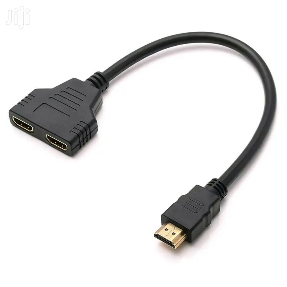 30cm Male to Female HDMI Cables 1 Male to 2 Female Splitter