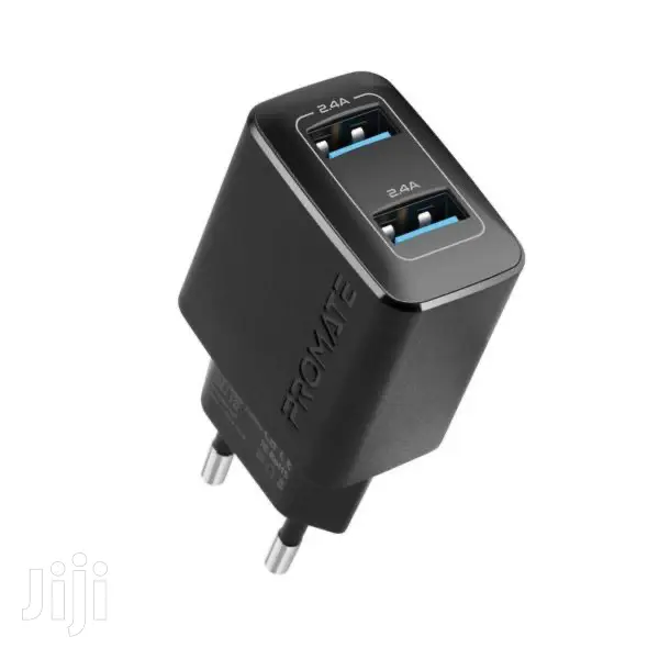 Promte Biplug | 12W Wall Charger With Dual USB Ports