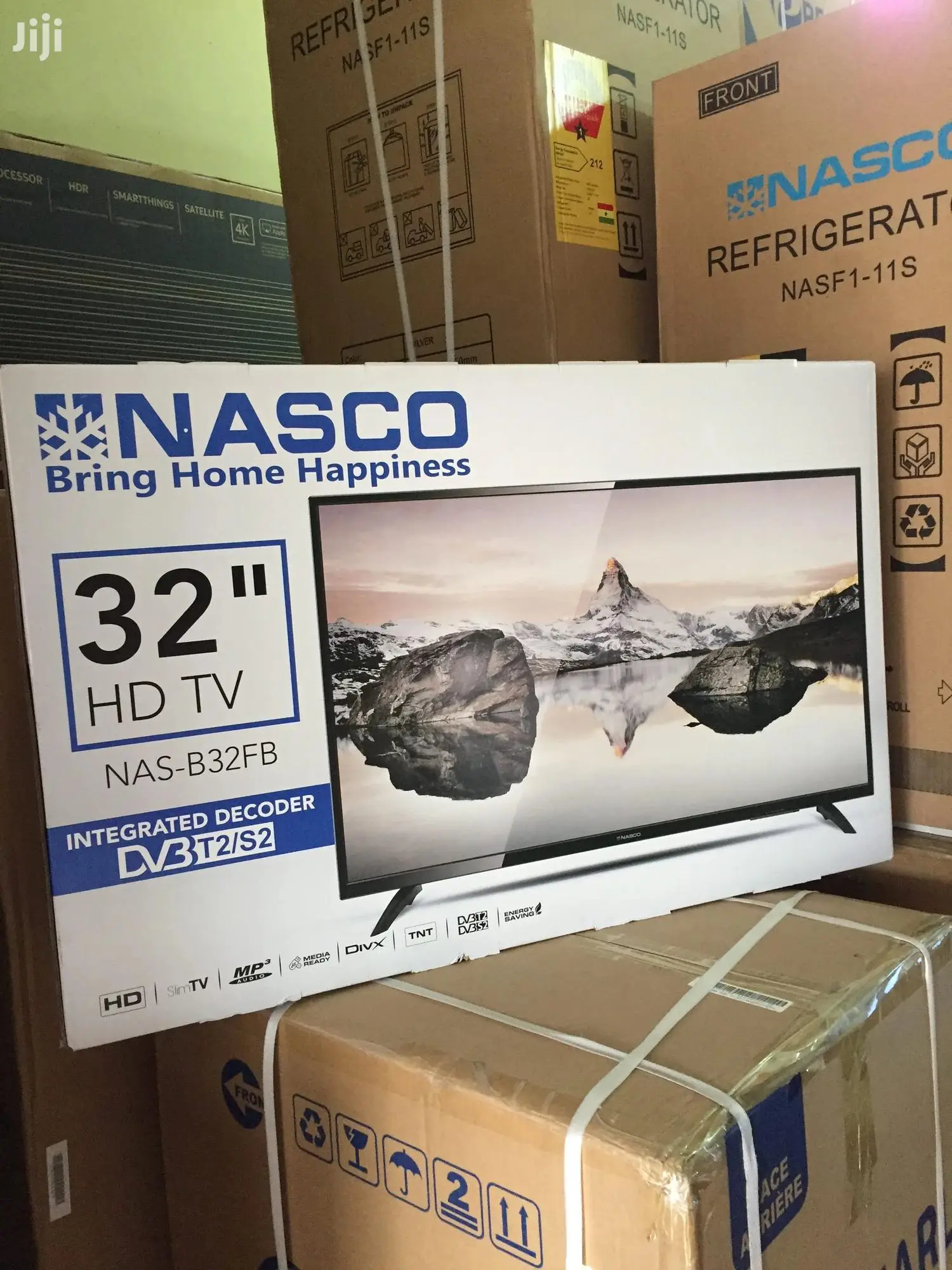 Original Nasco Nas-b32fb 32 Inches Digital Satellite Tv