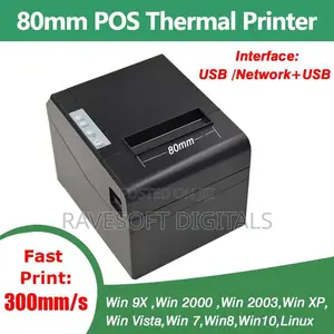 80mm Lan And USB Receipt/Pos Thermal Printer