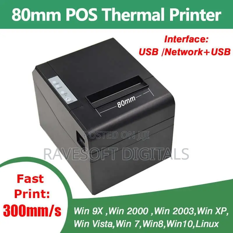 80mm Lan And USB Receipt/Pos Thermal Printer