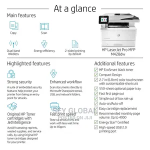 HP Laserjet Pro MFP M428dw Print, Copy, Scan, Email