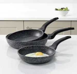 3 Set Granite Fry Pan