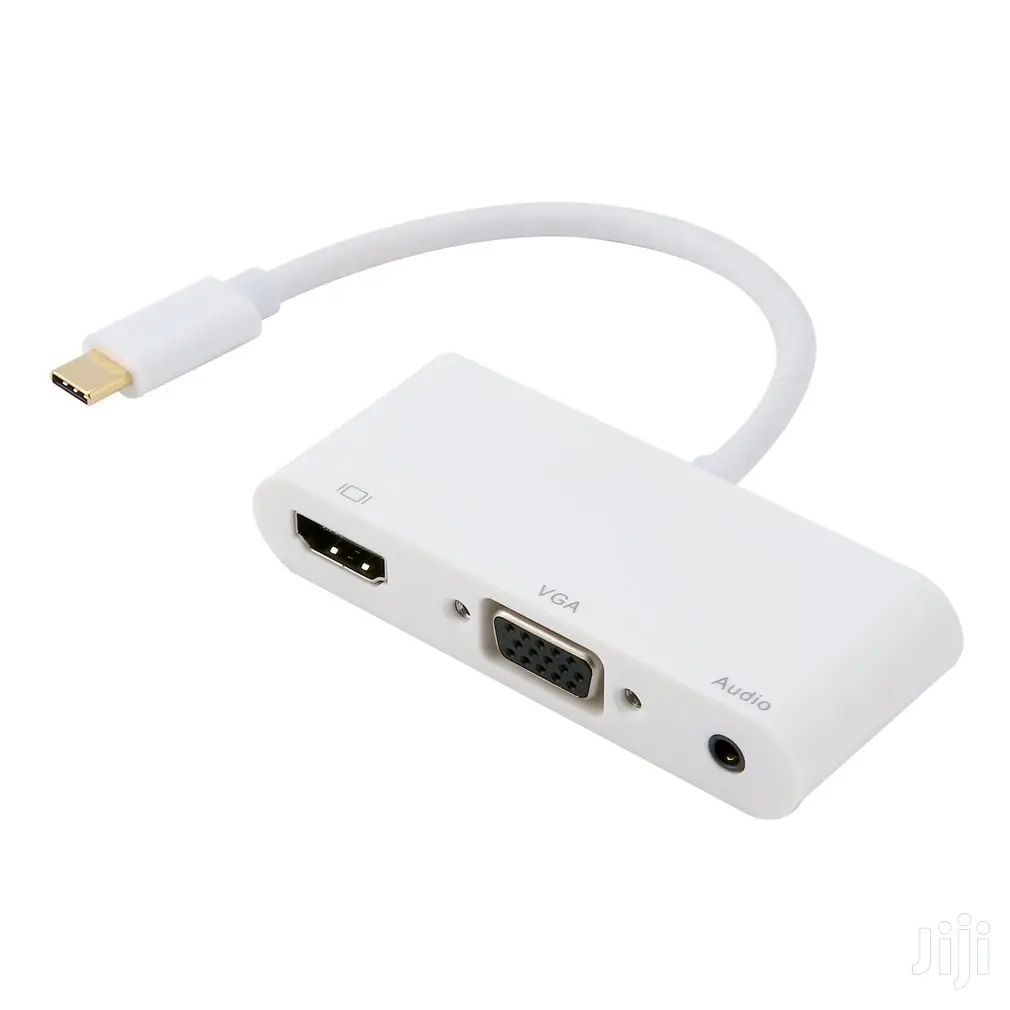 USB 3.1 Type-C to HDMI VGA Audio HD Adapter Converter