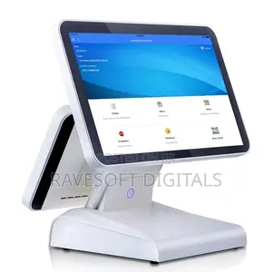 Q6 Dual Screen POS Silver Black