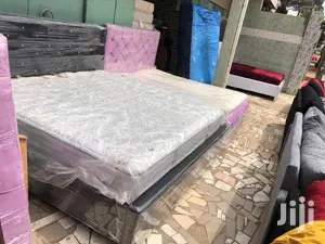 Black Kings Bed With Mattress Free Delivery