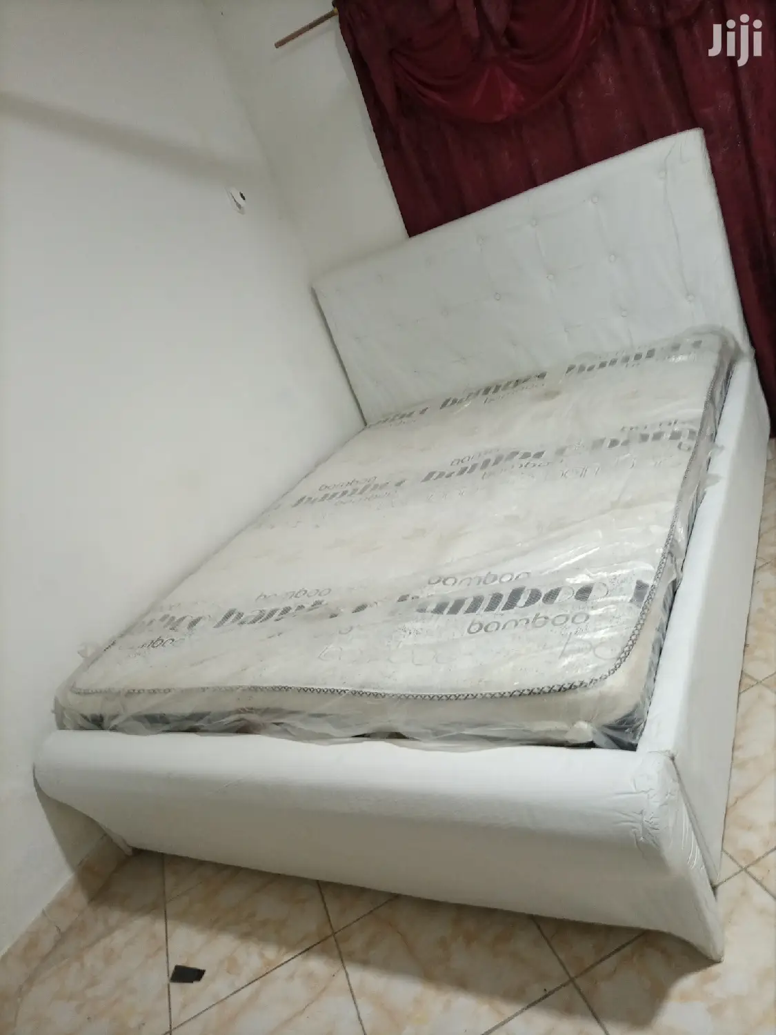 Elegant Queen-Size Bed With Mattress. Free Delivery