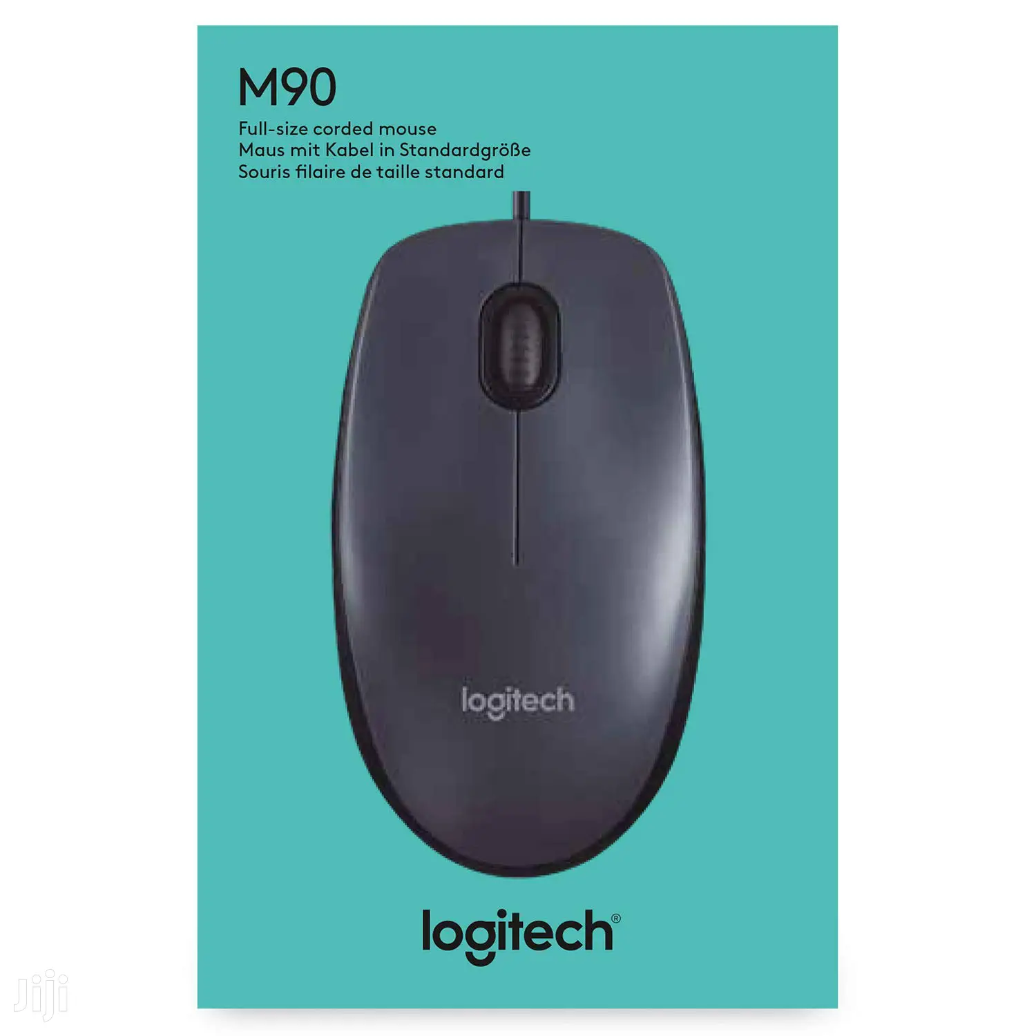 Logitech M90 Wired Usb Mouse,1000 Dpi Optical Tracking-Black