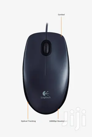 Logitech M90 Wired Usb Mouse,1000 Dpi Optical Tracking-Black