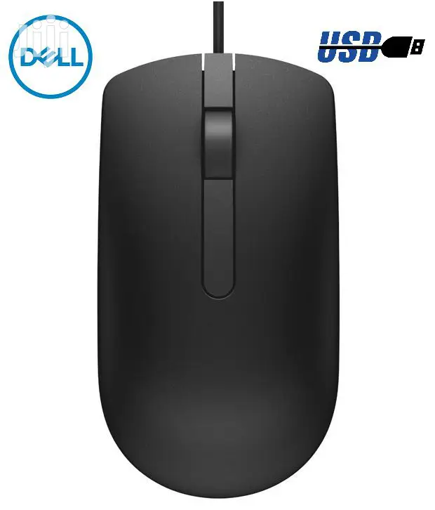 Dell Optical Mouse Ms116 (275-Bbcb) Optical 1000dpi Mouse