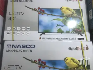 Ultra Narrow Slim Nasco 43" Digital Satellite FHD LED TV
