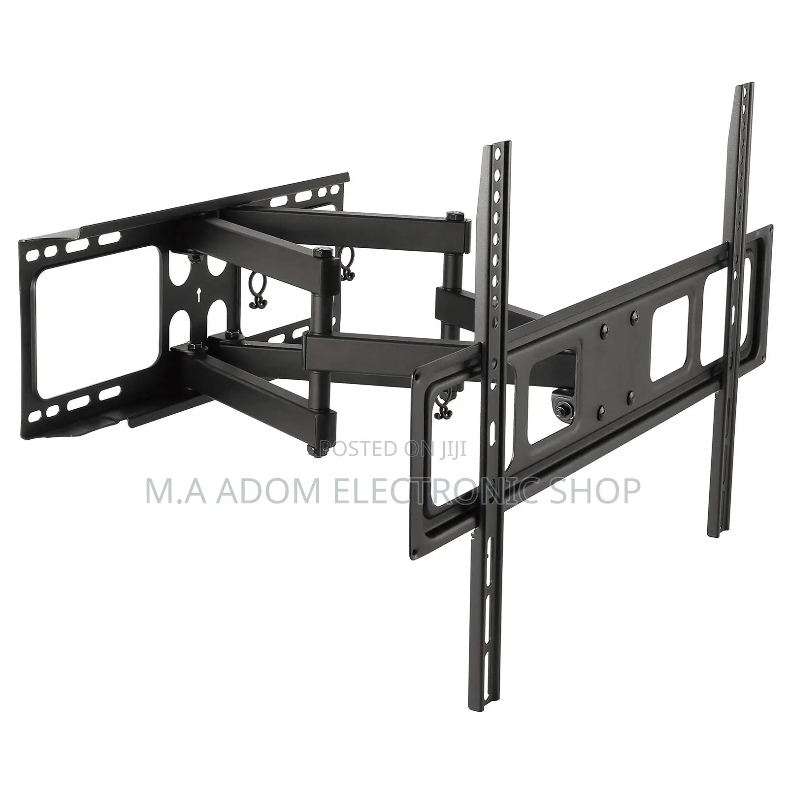 Full-motion Dual-arm TV Wall Mount: 37"-70" Screens
