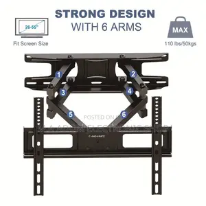 TV Wall Mount Bracket With Full Motion Articulating 32”-65
