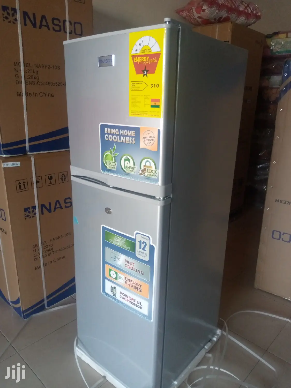 Nasco Top Freezer Fridge-135ltrs