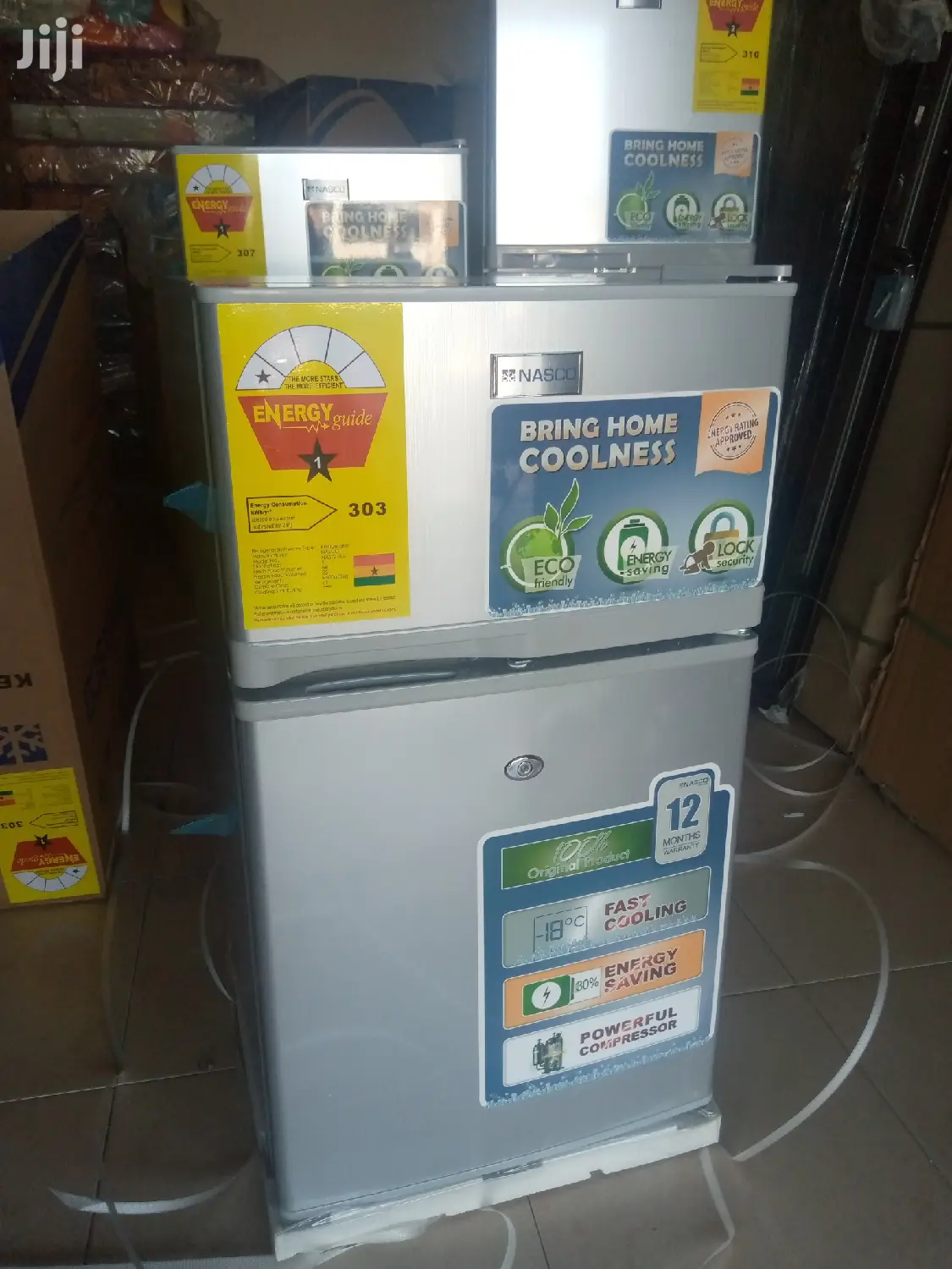 Nasco Fridge(Table Top Double Door)