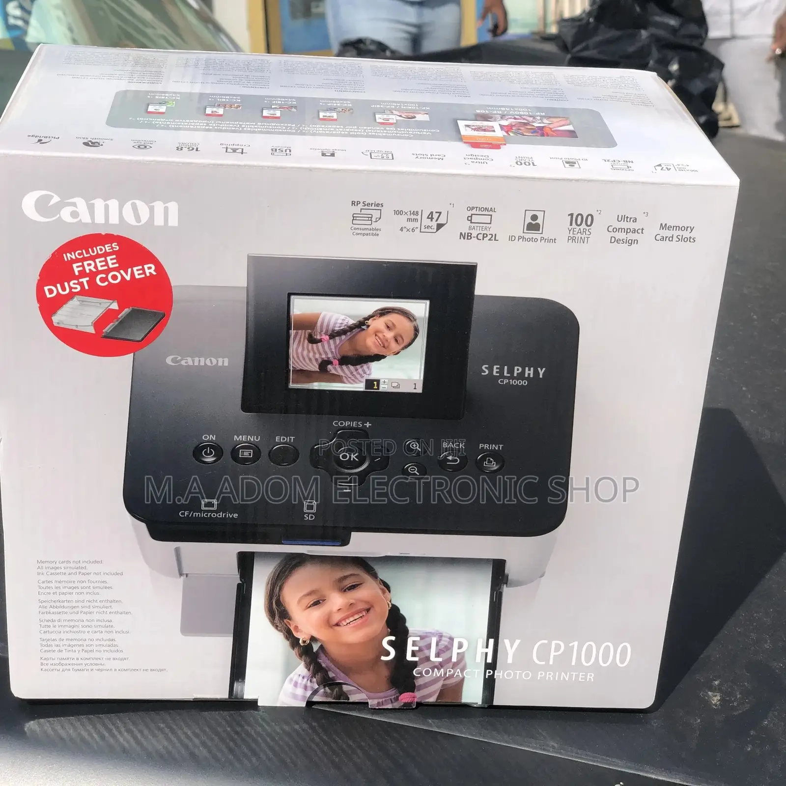 Canon Selphy SCP1000 Photo Printer (White)