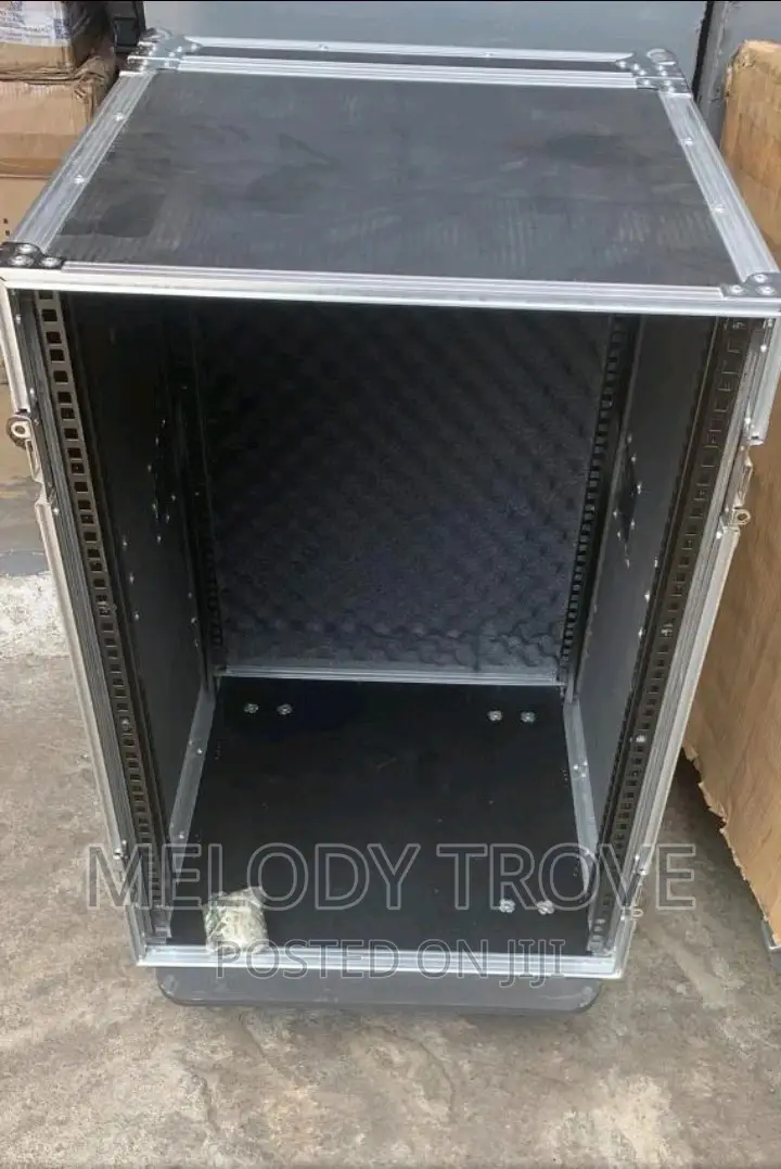 Silver Rack for Pa System (16u)