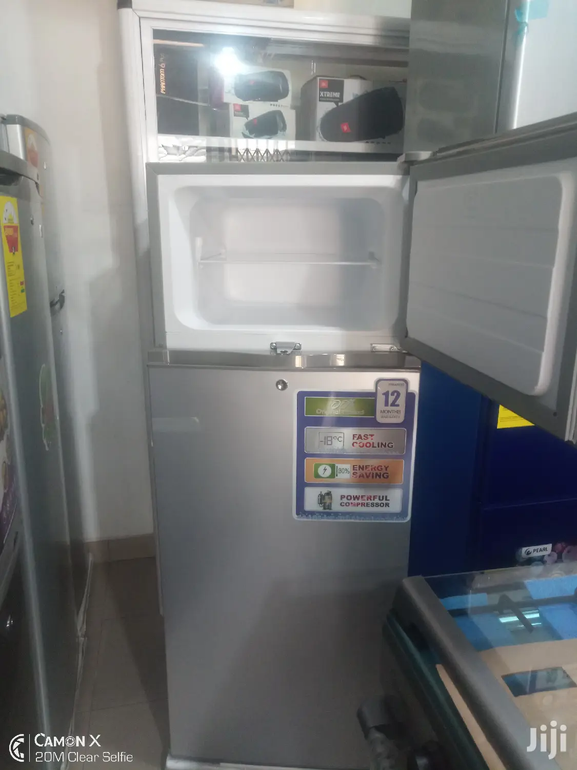Nasco 210ltr Double Door Fridge