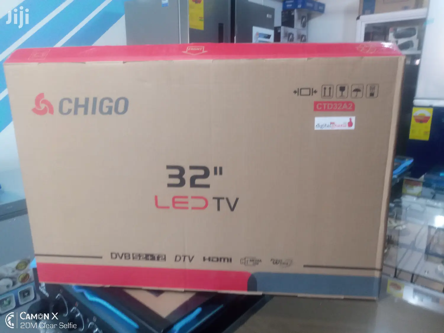 Chigo 32" Satellite Digital+ Free Wallmount