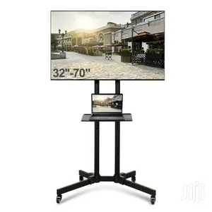Strong Home Flat Mobile TV Media Stand Cart For 32-70 Inches