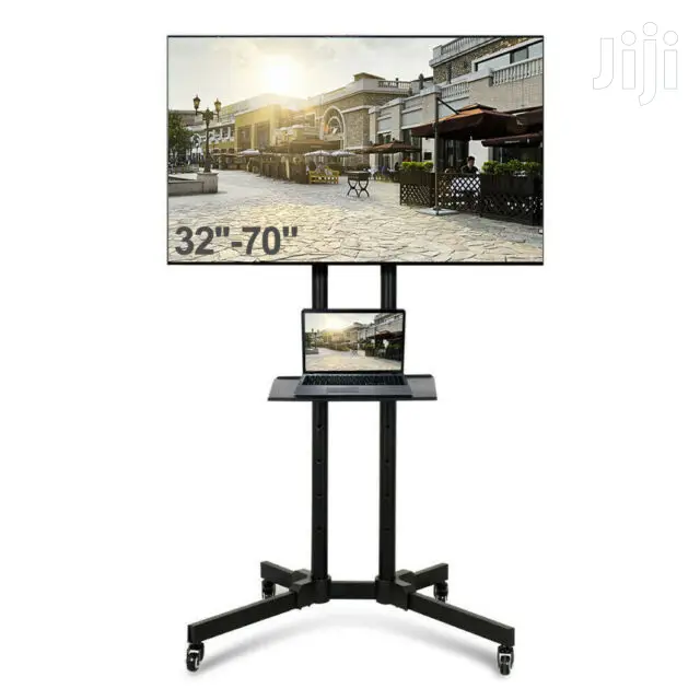 Strong Home Flat Mobile TV Media Stand Cart For 32-70 Inches