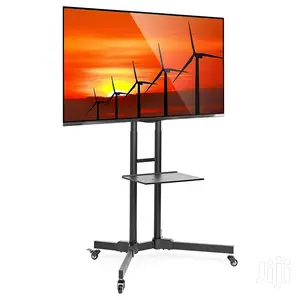 Suitable for Homes Bracket Stand Cart With Media Shelf 32-70