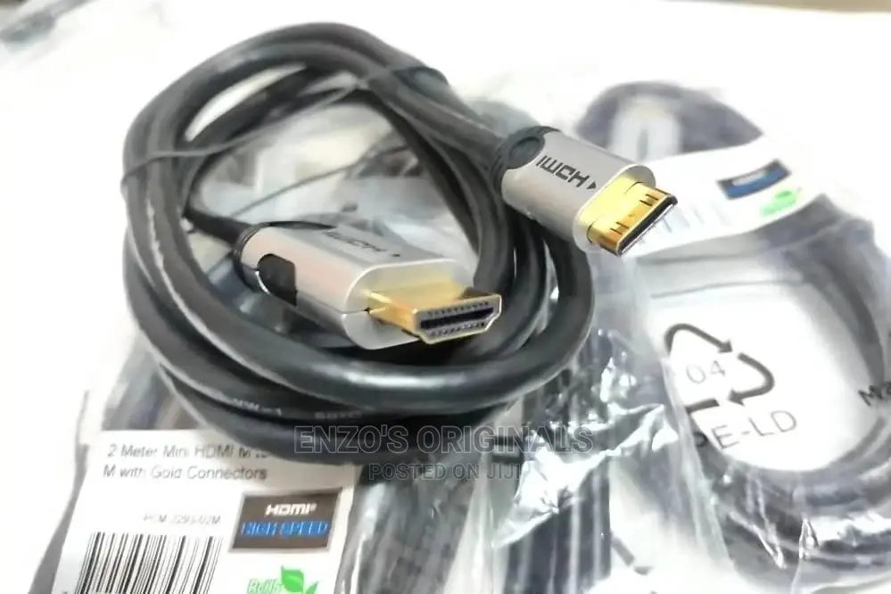 High Quality Gold Plated Mini HDMI Cables 2M or 6.5ft