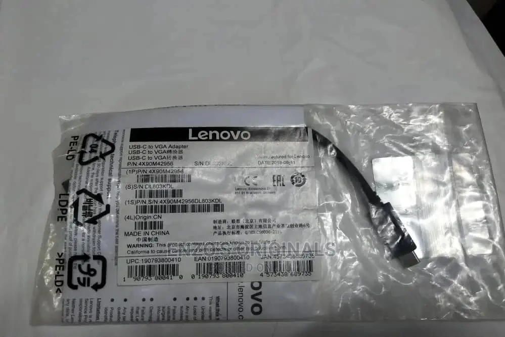 Thunderbolt To Vga Monitor Or Usb-c To Vga Adapter
