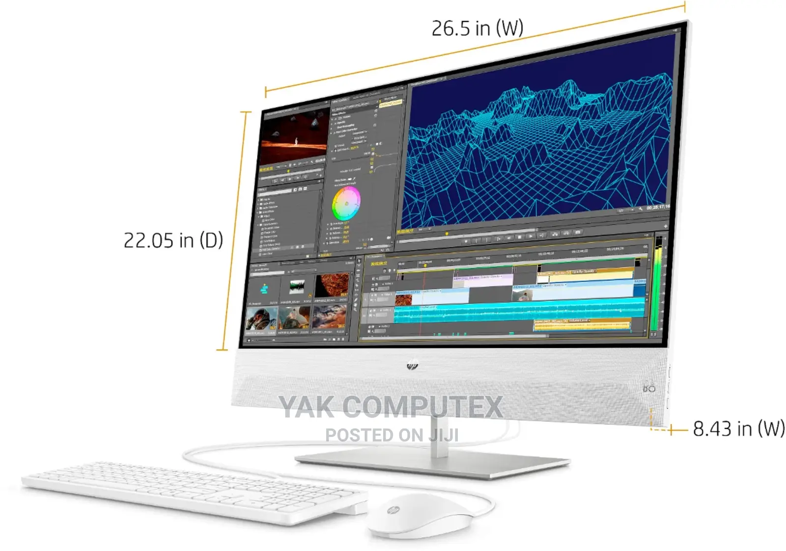 Desktop Computer HP 12GB Intel Core I5 SSD 256GB