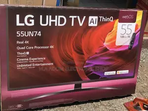 2019 Model Lg 55” Uhd 4K Smart Thinq AI Led Tv