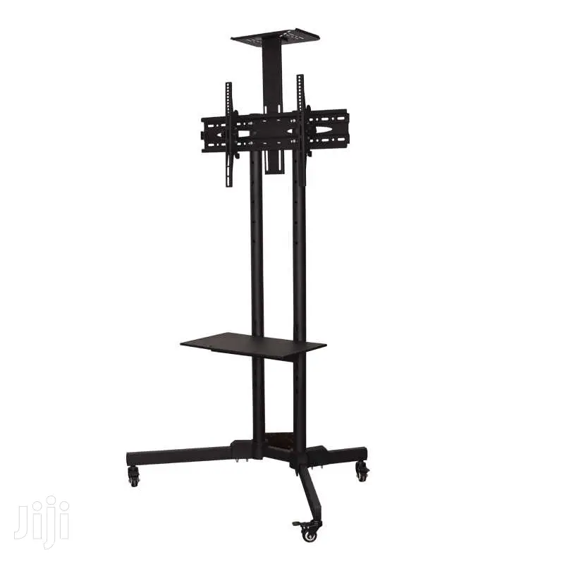 Rolling Mobile TV Stand With Mount For 32 To 70” LCD LED Pla