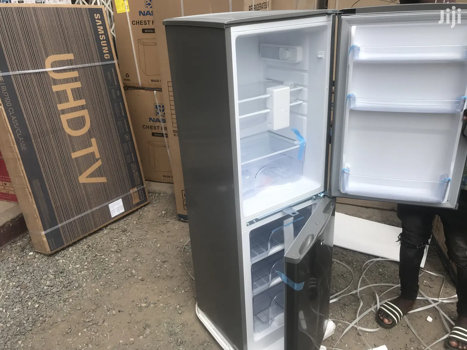 New Vertical NASCO 147L Gross Double Door Refrigerator