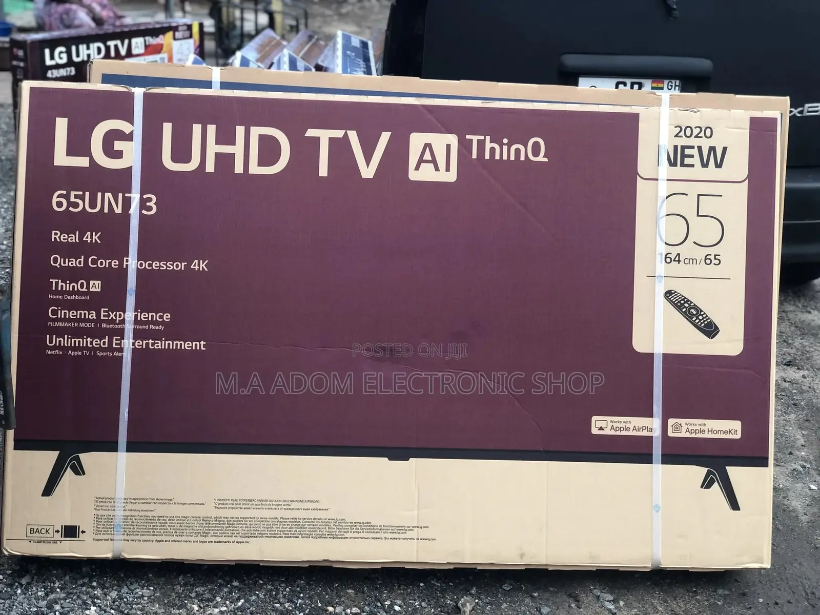 65-Inch Uhd Smart Ai Thinq LED TV 65un7340 Black 2020