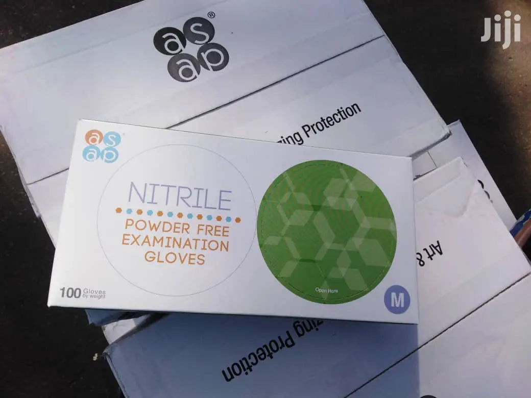 Powder Free Nitrile Gloves Medium Per Pack