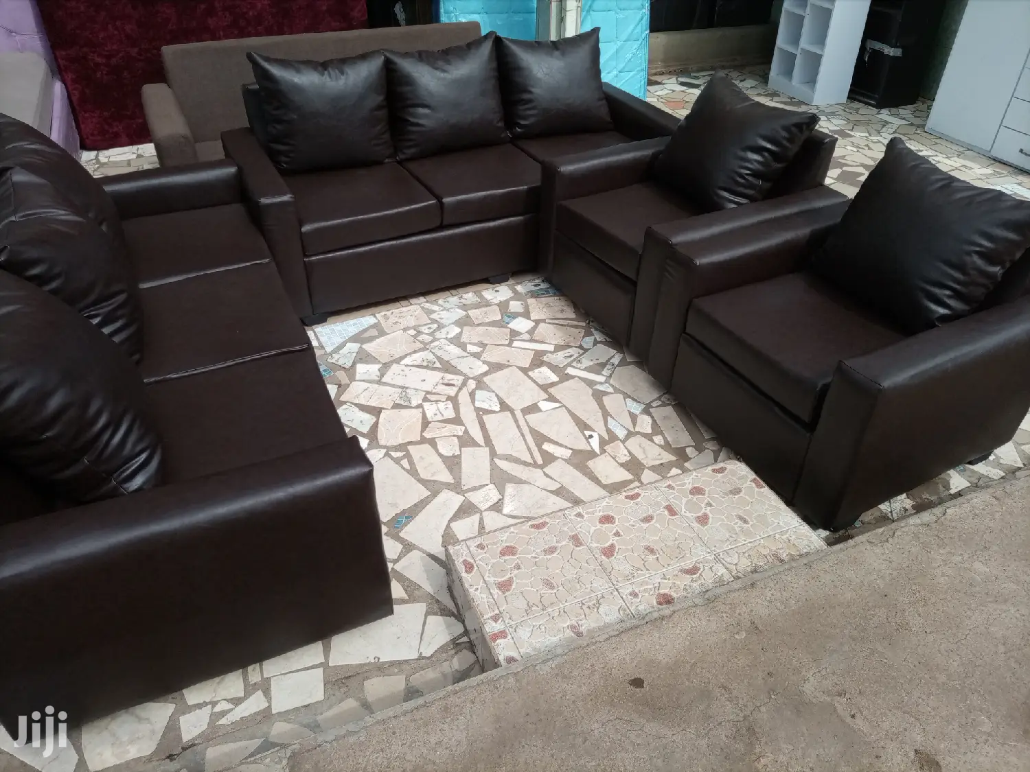 Quality Leather Sofa Set Free Delivery