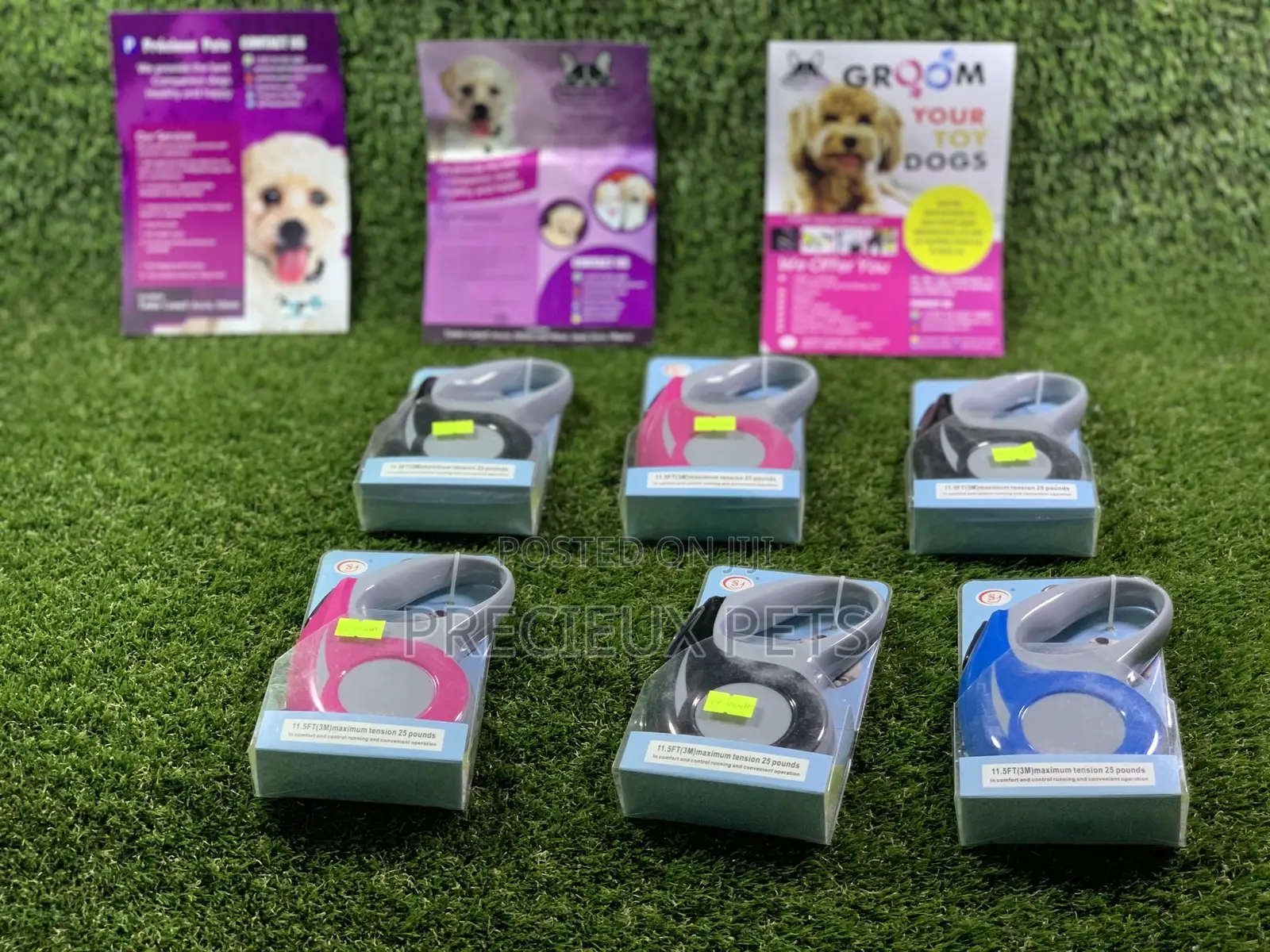 11.55ft Retractable Cats And Dogs Leash