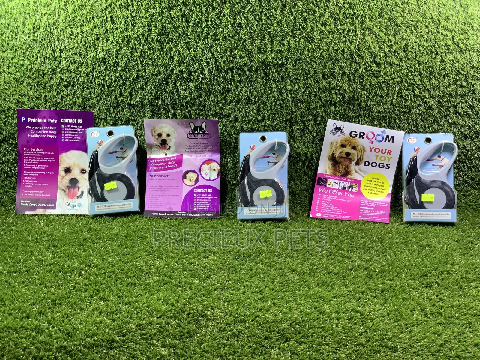 11.55ft Retractable Cats And Dogs Leash