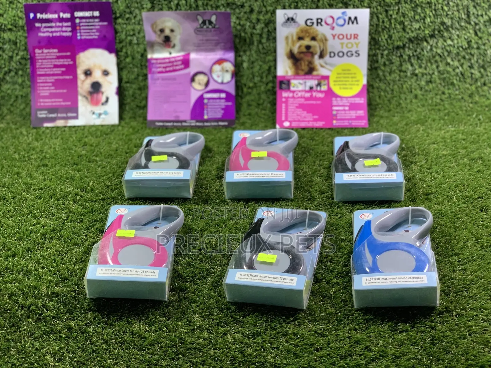 11.55ft Retractable Cats And Dogs Leash