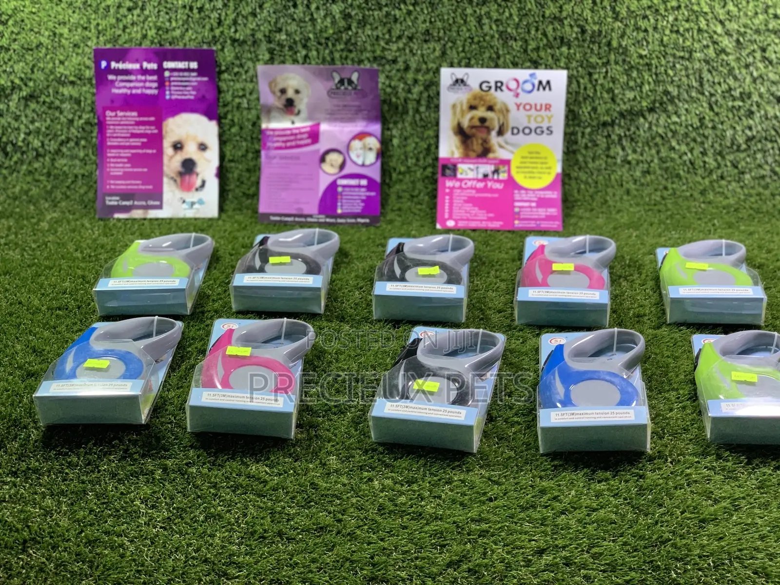 11.55ft Retractable Cats And Dogs Leash
