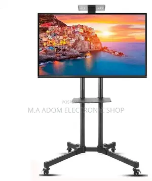 UNHO Two Shelves TV Floor Stand For 32-70 Inch Flat LED LCD