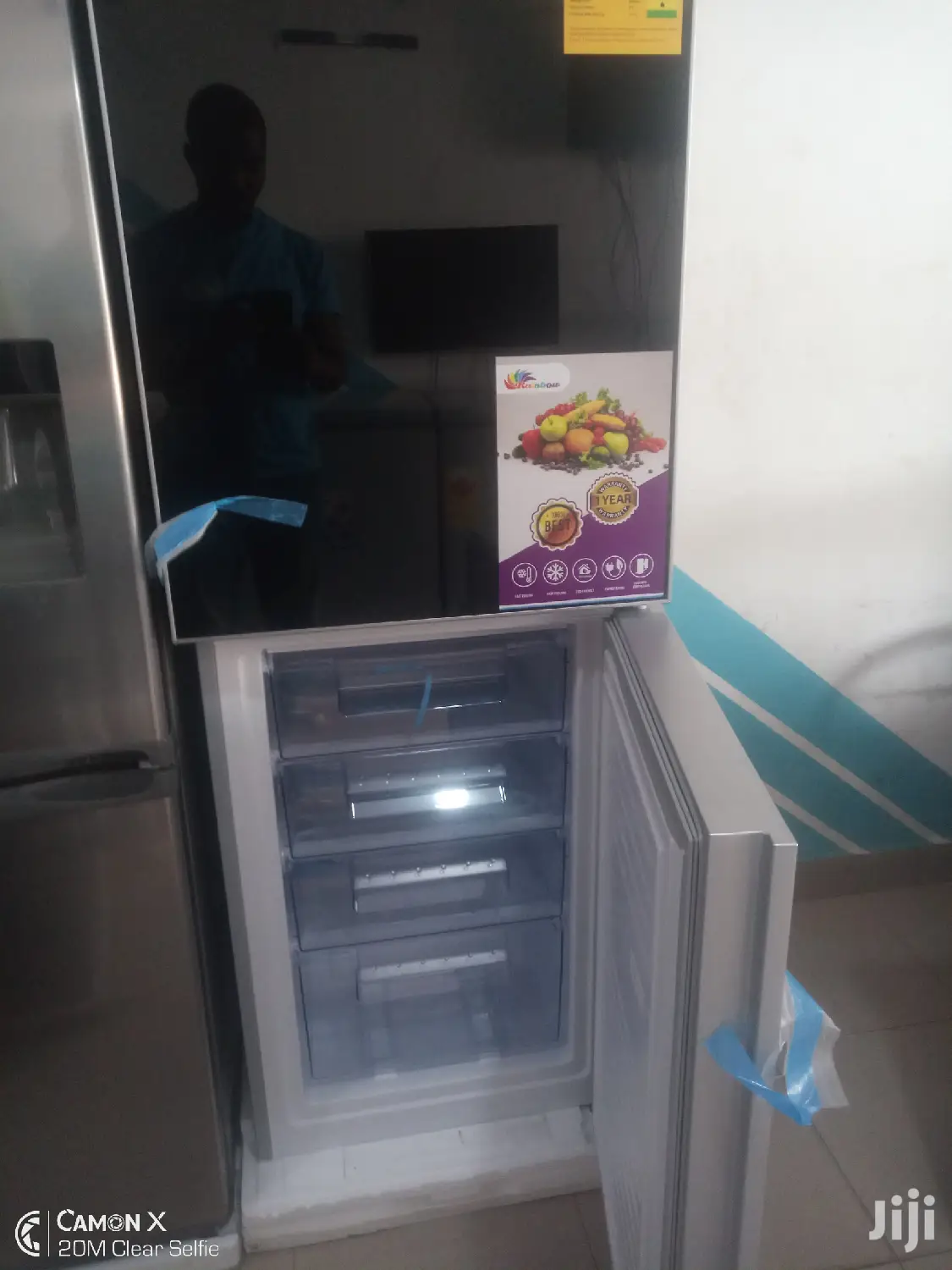 Rainbow Premium Double Door Fridge 230L