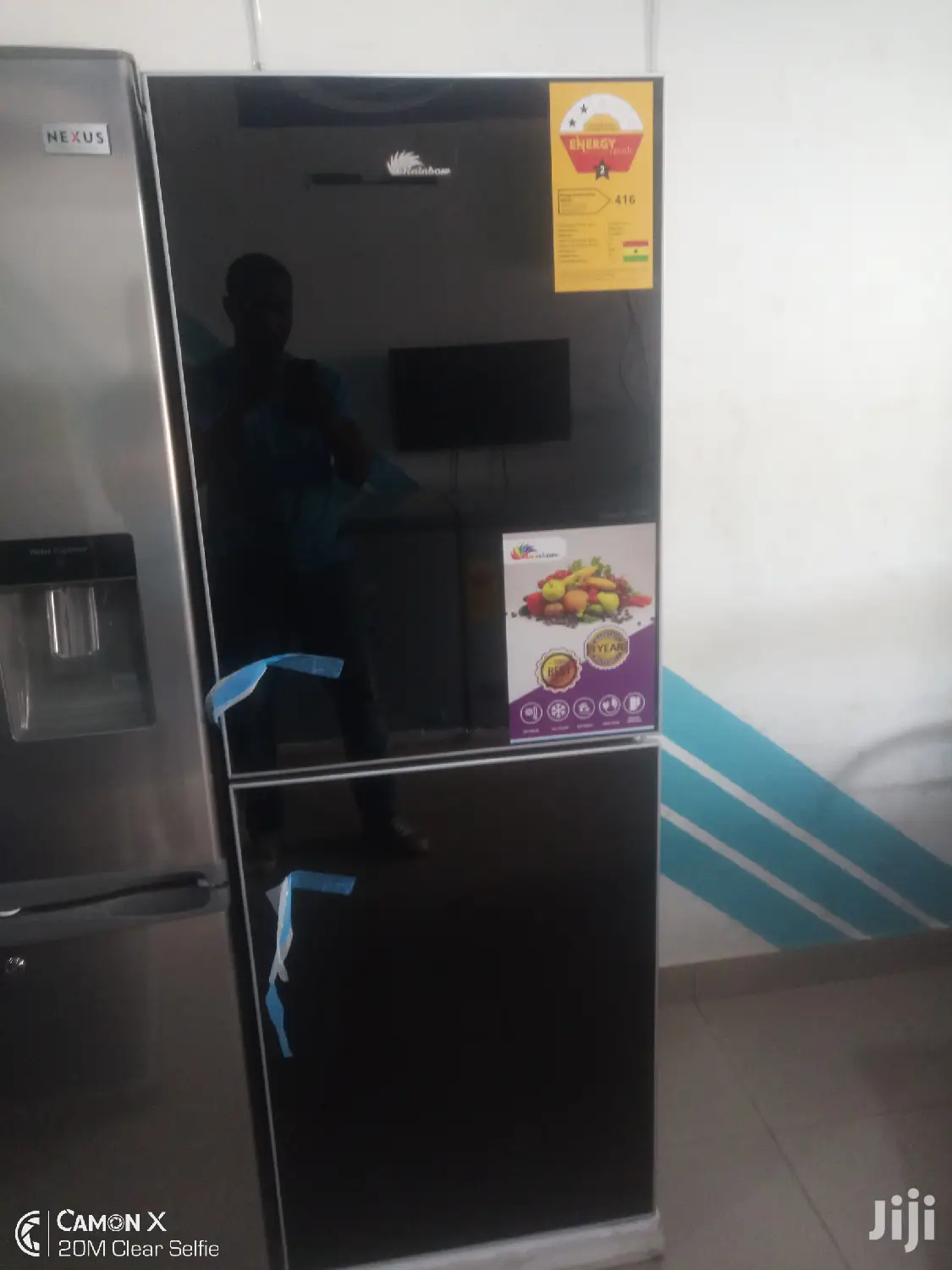 Rainbow Premium Double Door Fridge 230L