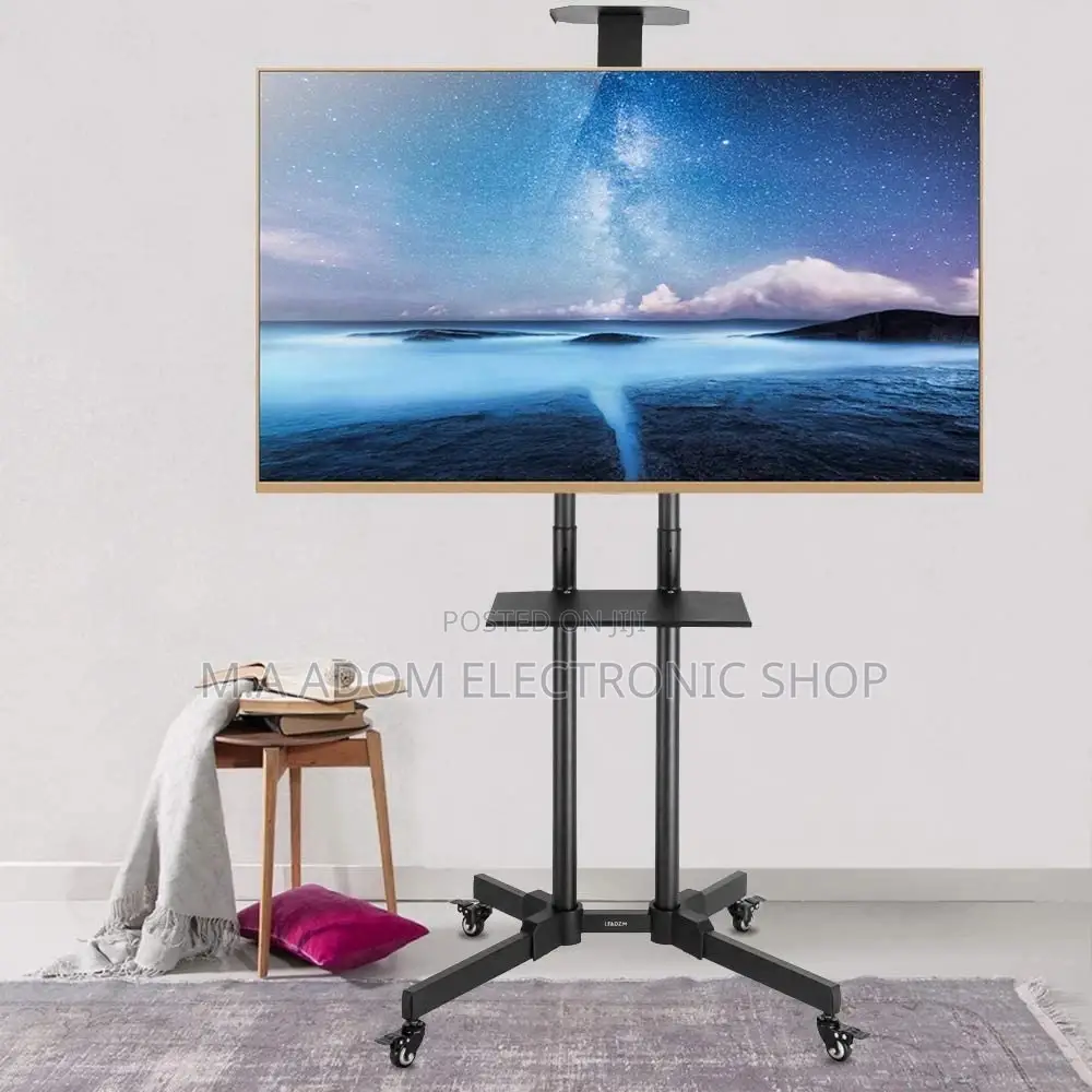 Rolling Floor Standing Mobile Tv Cart 32”-70”