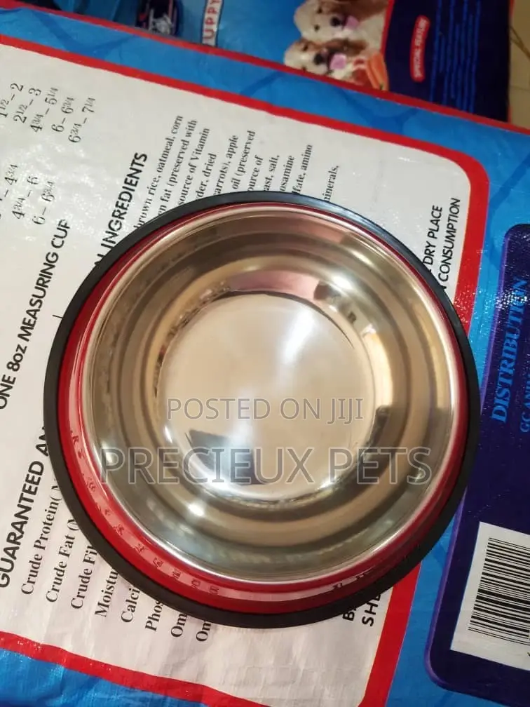 Small Size Puppy Feeding Steel Bowl