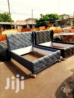 Leather Double Bed
