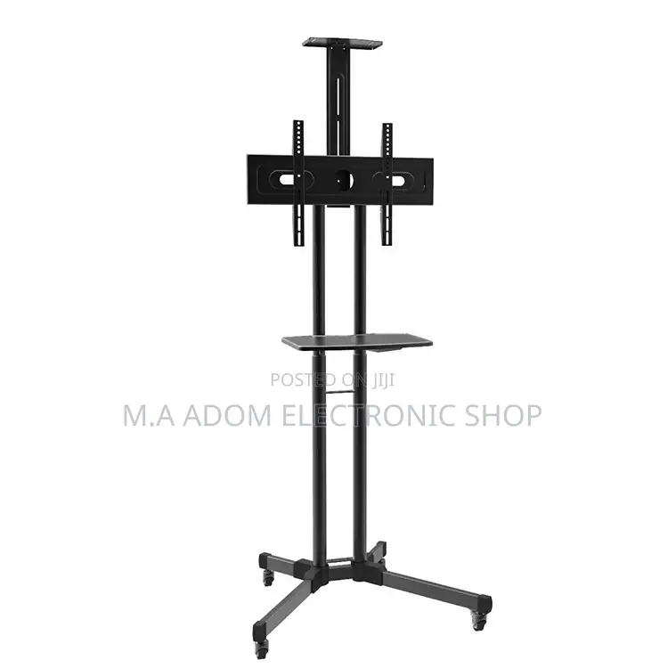 Adjustable Mobile Tv Stand Cart Mount Exhibition Display For