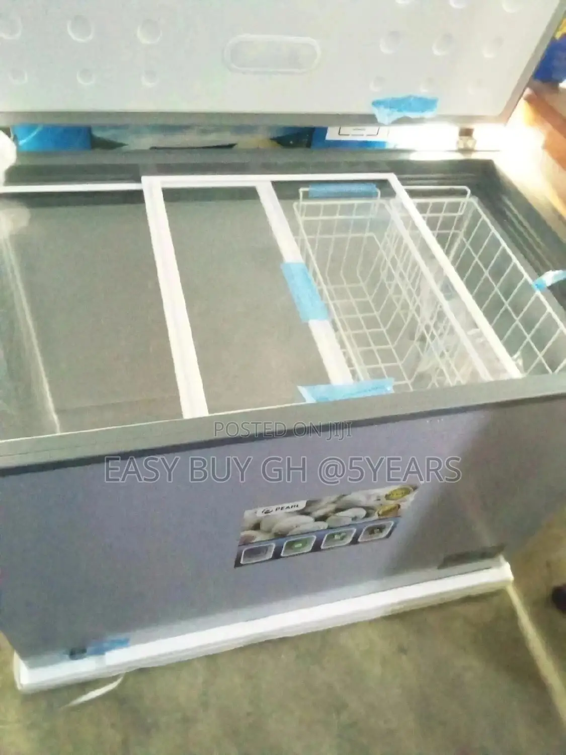 Mega Pearl 380 One Door Freezer Fridge
