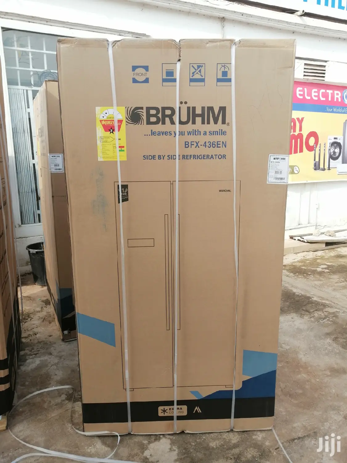BRUHM Side-by-side Double Door Refrigerator